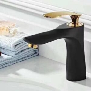 BlackxGold Heavy Gage Basin Mixer