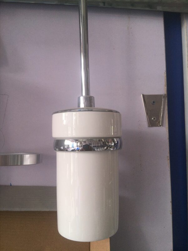Ceramics Toilet Brush holder with cover
