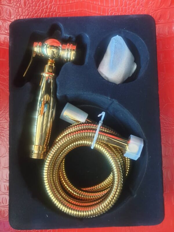 Golden Round hand spray shower (Shattaf)