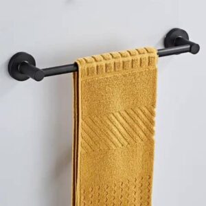Black Aluminum single towel hanger