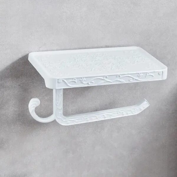 White Royal Tissue/phone holder