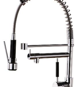 Chrome 2-in-1 chain Sink Mixer