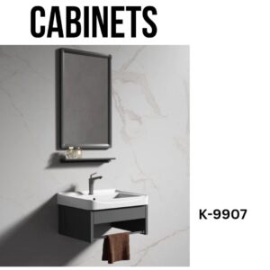 WK9907 40cm wall-hung cabinet basin