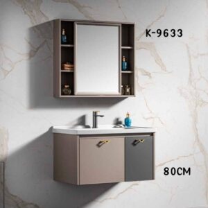 WK9633 80Ccm Wall Hung Cabinet Basin