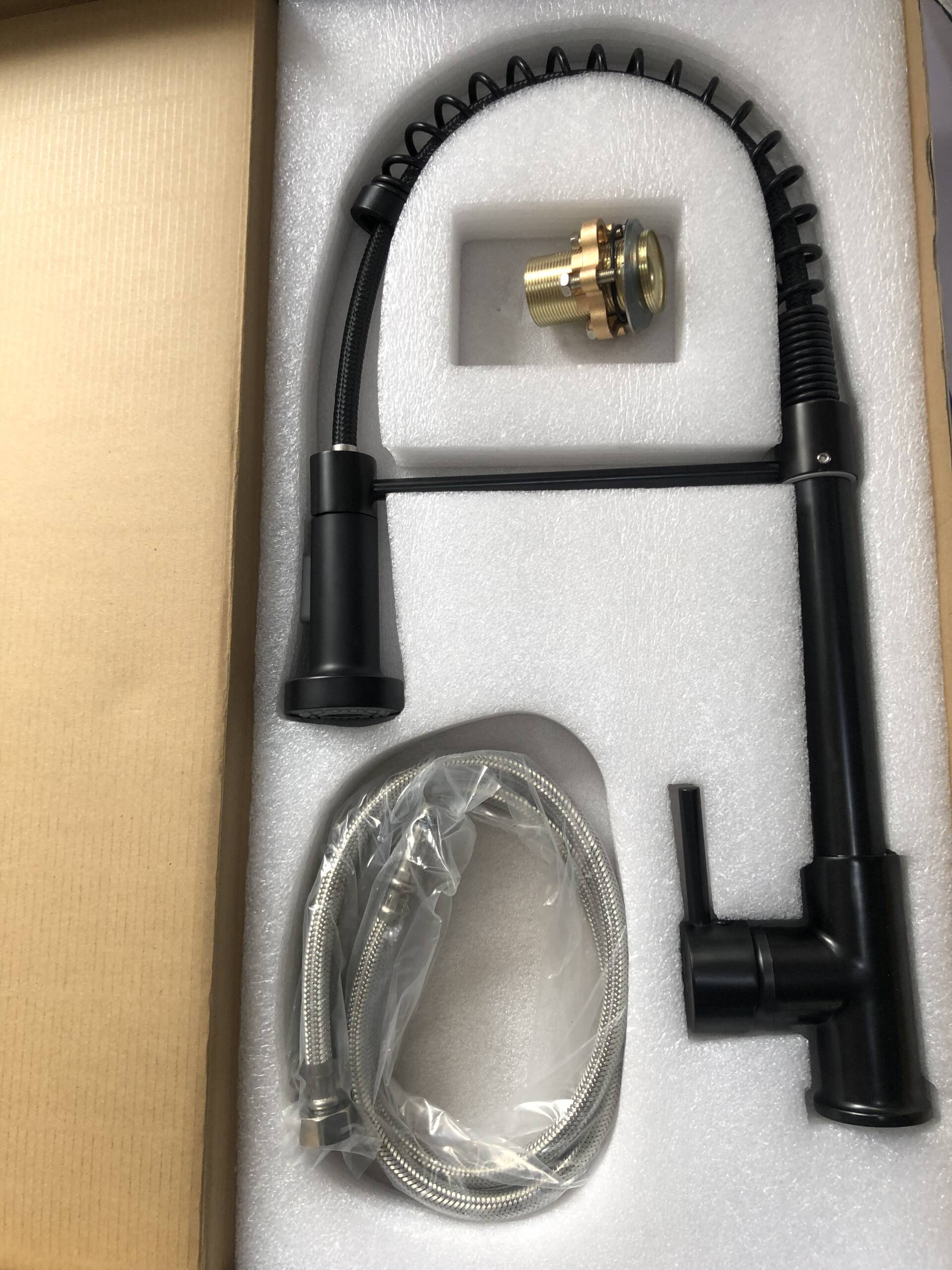 Black Chain Sink Tap - Image 3