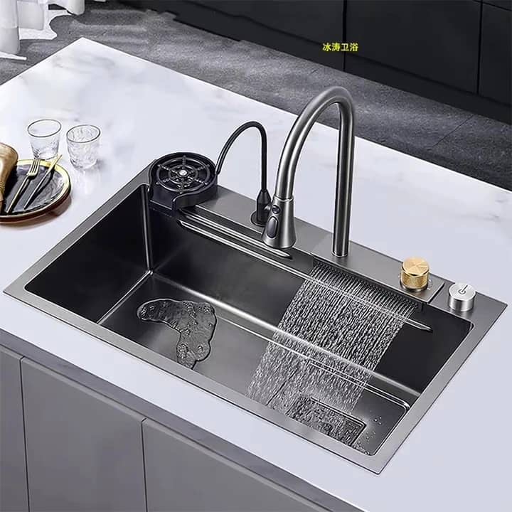 Full-option Nano luxury kitchen sink