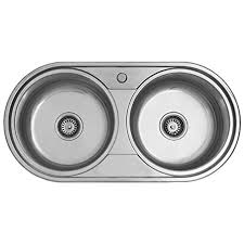 Double round bowl Kitchen Sink- KS-SS07