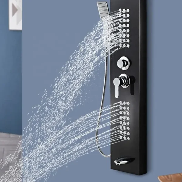 Black Steel panel shower - Image 3
