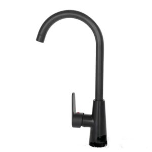 Black Round Sink Tap