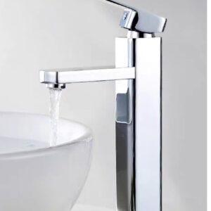 Stainless Square Top Basin Mixer