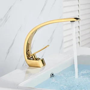 Golden Vanity Basin Faucet