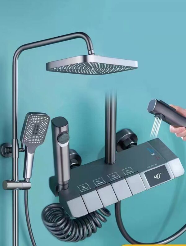 BS-SS09 Grey Digital Piano shower Mixer sets - Image 3