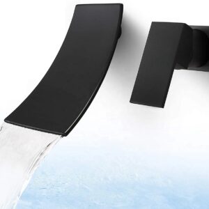 Black waterfall Concealed Basin mixer