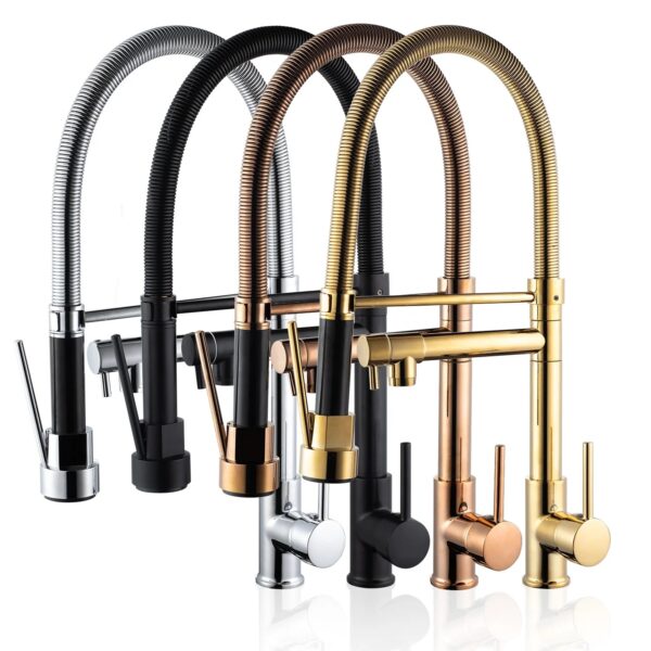Chrome executive full-chain sink mixer - Image 3