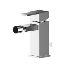 Square Chrome bidet mixer tap