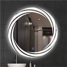 Designers round led mirror