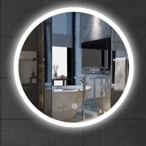 Multi-color background led mirror