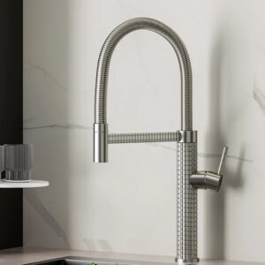 Chrome executive full-chain sink mixer