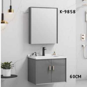 WK9858 60cm Wall-hung cabinet basin