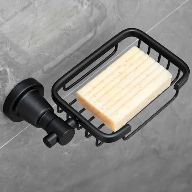 Black Alu soap basket