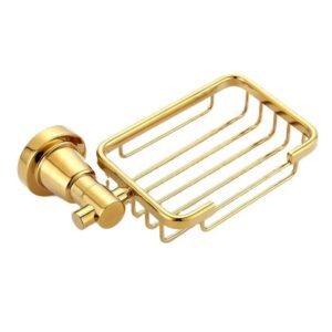 Golden Alu soap Basket