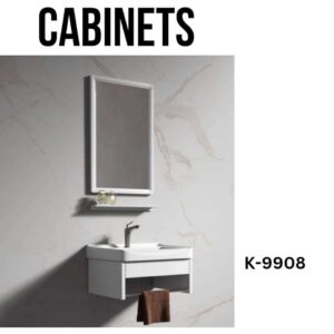Wk9908 wall-hung Cabinet Basin white