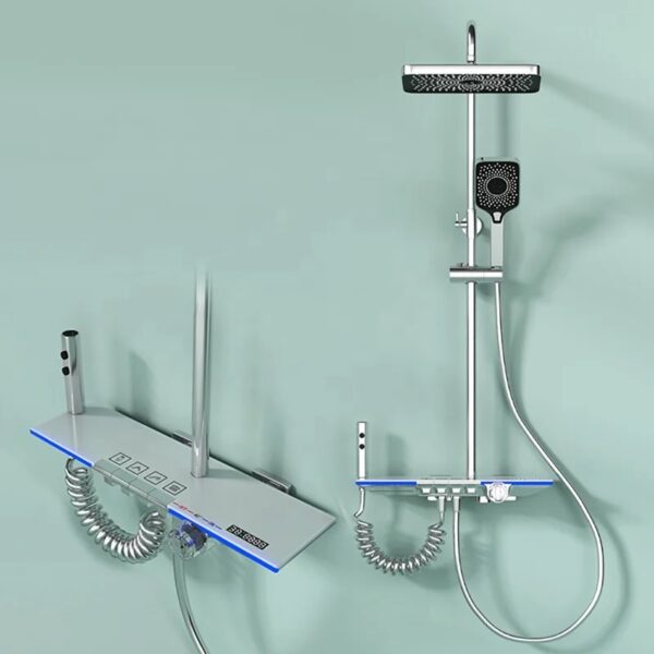 BS-SS031 White executive digital shower set - Image 2