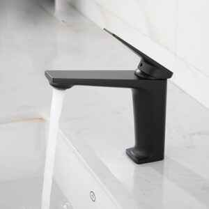 FlatB black basin mixer bathroom faucet