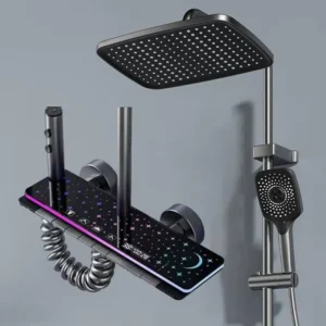 365-SM022 Moon Lights digital thermostat mixer shower sets