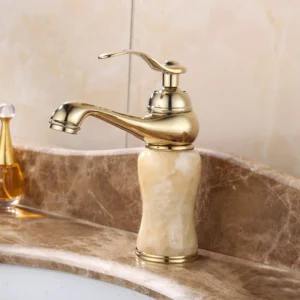 TBM078 Royal Golden Designers Bathroom Faucets Basin Mixer Tap