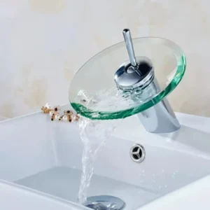 TBM050 Glass waterfall classic Faucets Basin Mixer Tap