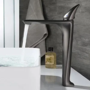 TBM083 Super quality Black High Base Diamond Bathroom faucets Basin Mixer Tap