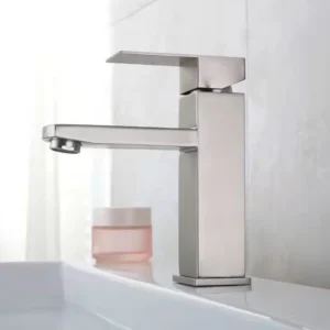 TBM024 Brushed Nickel 304 Stainless Steel  Bathroom faucets basin mixer