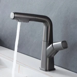 TBM044 Classic gunmetal pullout Kitchen Bathroom faucets Basin Mixer Tap