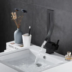 TBM069 High-End Black Brass Bathroom Kitchen Faucet Faucets Mixer Tap