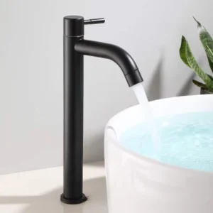 TBM012 Black High Base Basin Tap