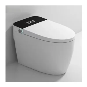 TWC011 Black on White Digital Intelligent Smart Toilet