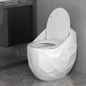 TWC025 Crack wall White Super Executive Water Closet Toilet