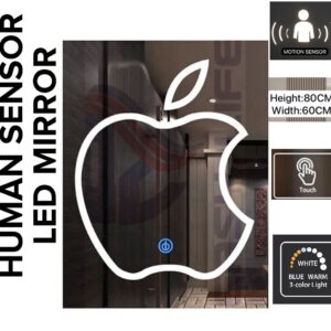 800x600mm Apple Logo Motion sensor Multi-light Led mirror