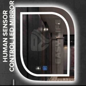 800x600mm Curved Portrait Motion Sensor Smart Mirror