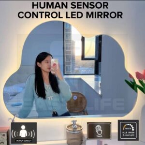 600x800mm Cloud Motion Sensor Smart Led Mirror