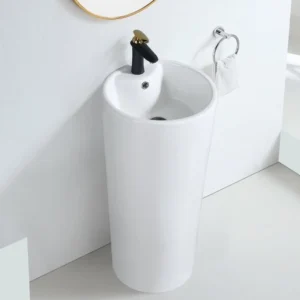400mm Straight Round Freestanding Basin