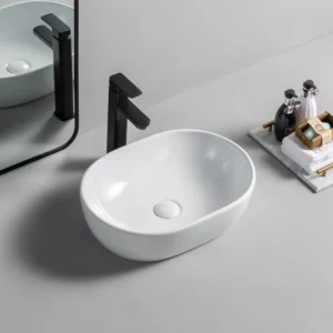 470x350mm White Counter-top Basin