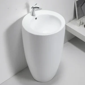 Tube Round Freestanding Basin
