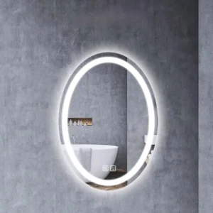 760x560mm Oval Multi-light Led Mirror